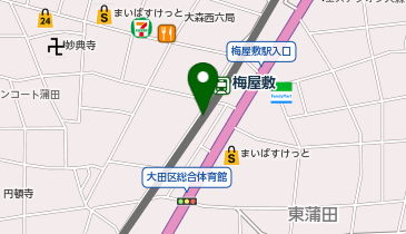 おはよう保育園梅屋敷の地図画像