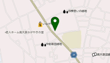 ミルキーホーム南大泉園の地図画像