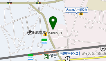 みらいく南大泉園の地図画像
