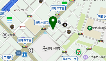 さくらさくみらい築地の地図画像