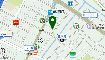 ほっぺるランド茅場町の地図画像