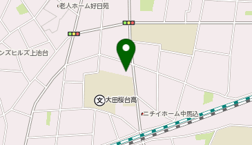にじいろ保育園中馬込の地図画像