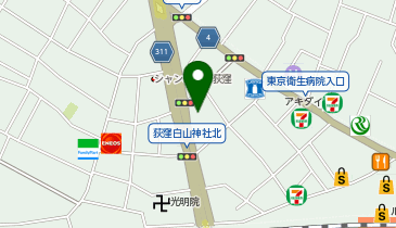 アイグラン保育園上荻の地図画像