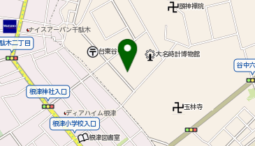 さくらさくみらい谷中の地図画像