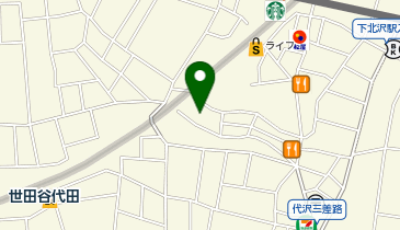 下北沢保育園の地図画像