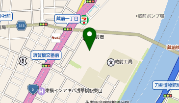 にじいろ保育園蔵前の地図画像