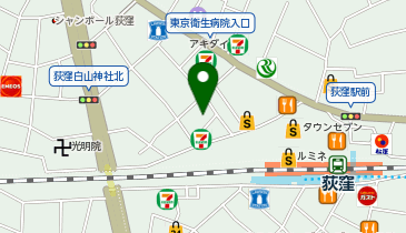 ピノキオ幼児舎荻窪保育園の地図画像