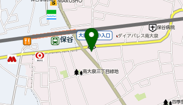 HOPPAこども愛々保育園南大泉の地図画像