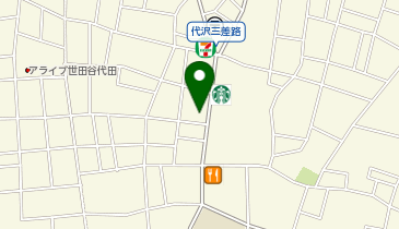 代沢みこころ保育園分園小さな森の保育園の地図画像