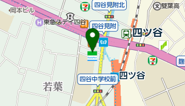 四谷学院四谷校の地図画像