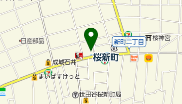 栄光ビザビ桜新町校の地図画像