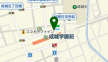 栄光ゼミナール高等部navio成城学園校の地図画像