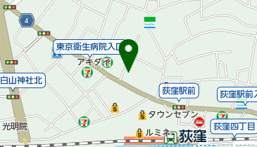 伸芽会荻窪教室の地図画像