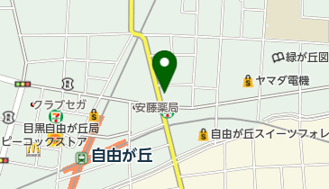 伸芽会自由が丘教室の地図画像