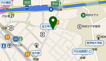 アスリート体育大予備校渋谷校の地図画像