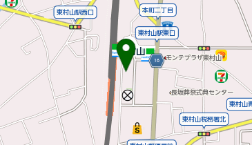 代ゼミサテライン予備校スクールA.I.M東村山校の地図画像