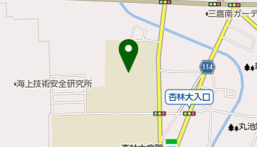 東京都立三鷹中等教育学校の地図画像