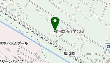 町田森野住宅公園の地図画像