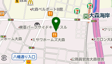 イトーヨーカドー大森店の地図画像