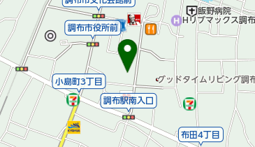 調布とうきゅうの地図画像