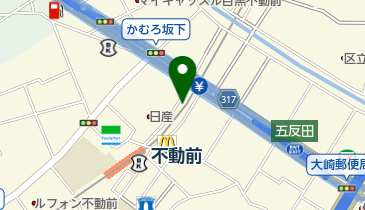 東急ストア不動前店の地図画像