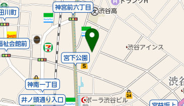 東急ストアフードステーション渋谷キャスト店の地図画像