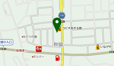 スーパーアルプスあきる野店の地図画像