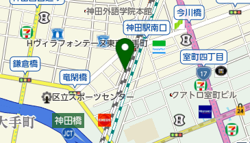 肉のハナマサ神田店の地図画像