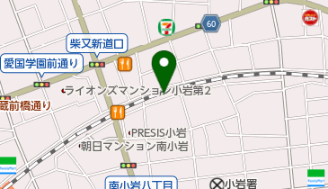 ヤマイチ東小岩店の地図画像