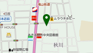 スーパーオザム秋川店の地図画像