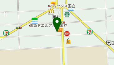 紀ノ国屋国立店の地図画像