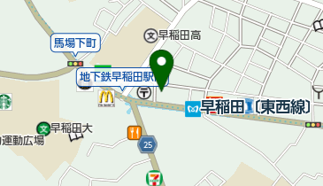 Santoku早稲田店の地図画像