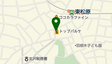 トップパルケ松原店の地図画像