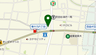 紀ノ国屋等々力店の地図画像