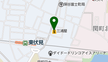 三浦屋東伏見店の地図画像