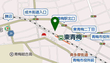 マルフジ東青梅店の地図画像