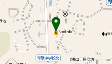 Santoku貝取店の地図画像