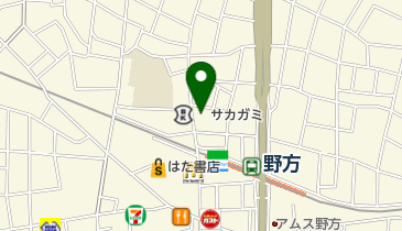 サカガミ野方店の地図画像
