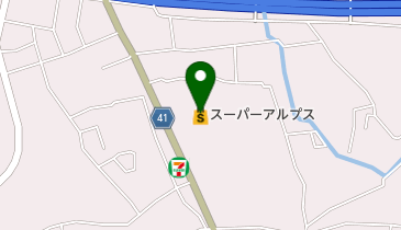 スーパーアルプス日野店の地図画像