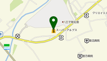 スーパーアルプス恩方店の地図画像