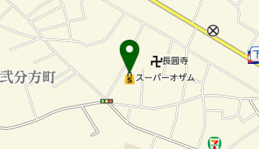 スーパーオザム大楽寺店の地図画像