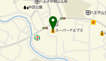 スーパーアルプス中野店の地図画像