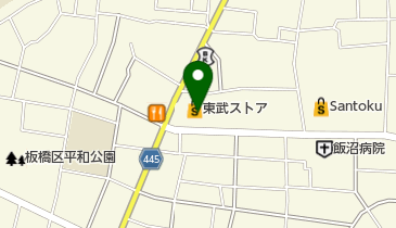 東武ストア前野町店の地図画像