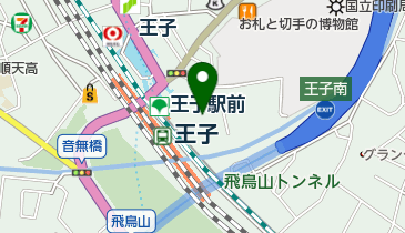東武ストア王子店の地図画像