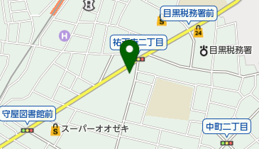 sanwa祐天寺店の地図画像