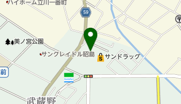 TAIRAYA中神店の地図画像