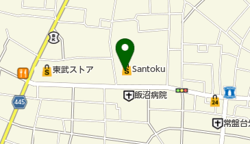 Santokuときわ台店の地図画像