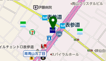 KINOKUNIYA entreeエチカ表参道店の地図画像