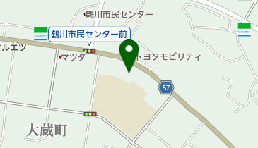 肉のハナマサ鶴川店の地図画像