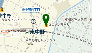 キッチンコート東中野店の地図画像